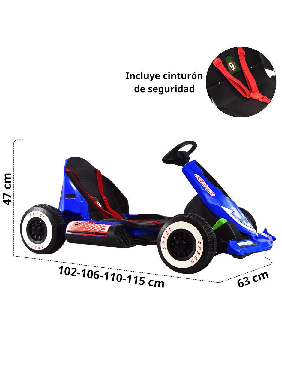 Automóvil montable Crazy Kart Speed recargable 8