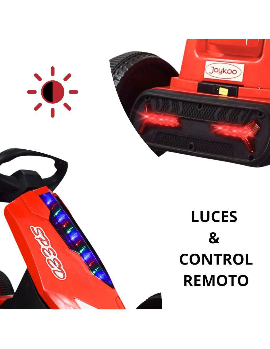 Automóvil montable Joykoo Crazy Kart Speed recargable