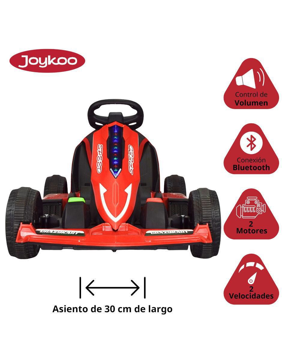 Automóvil montable Joykoo Crazy Kart Speed recargable