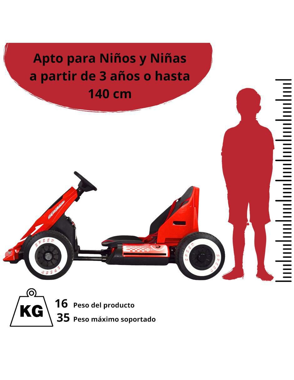 Automóvil montable Joykoo Crazy Kart Speed recargable