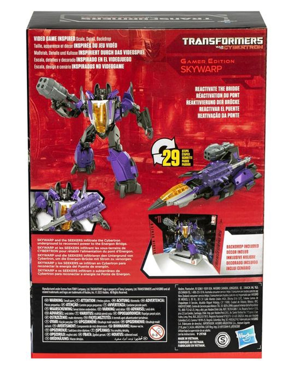 Figura de acción articulada Skywarp 2 en 1 9