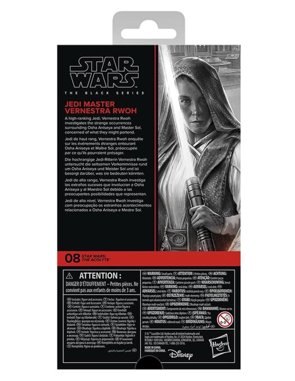 Figura de colección articulada : The Acolyte Jedi Master Vernestra Rwoh Play Doh 12