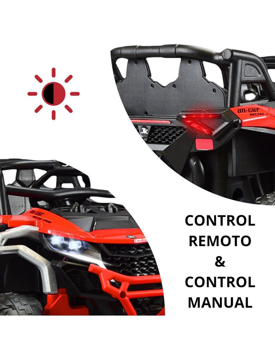 Automóvil montable Racing Speed de recargable 2