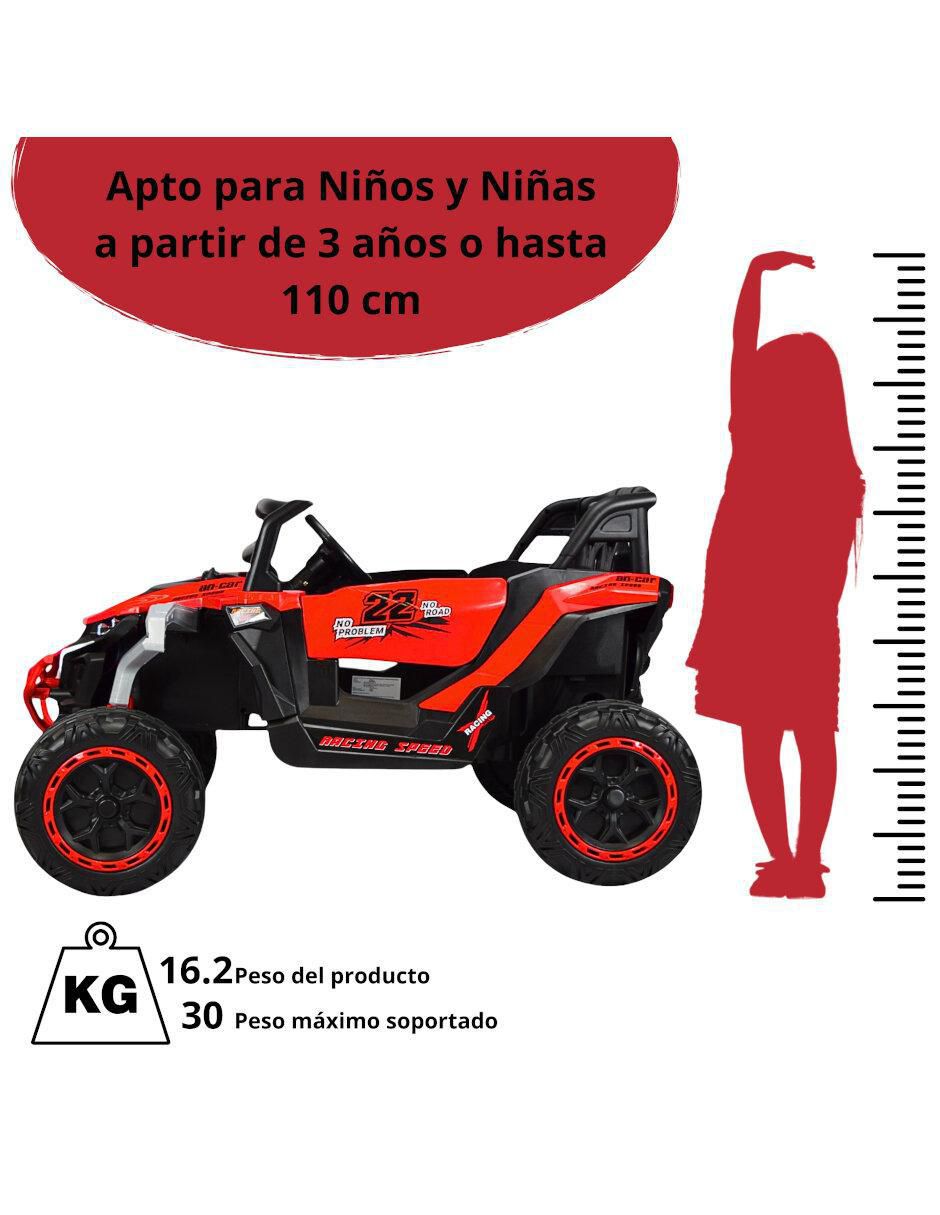 Automóvil montable Racing Speed de recargable 5