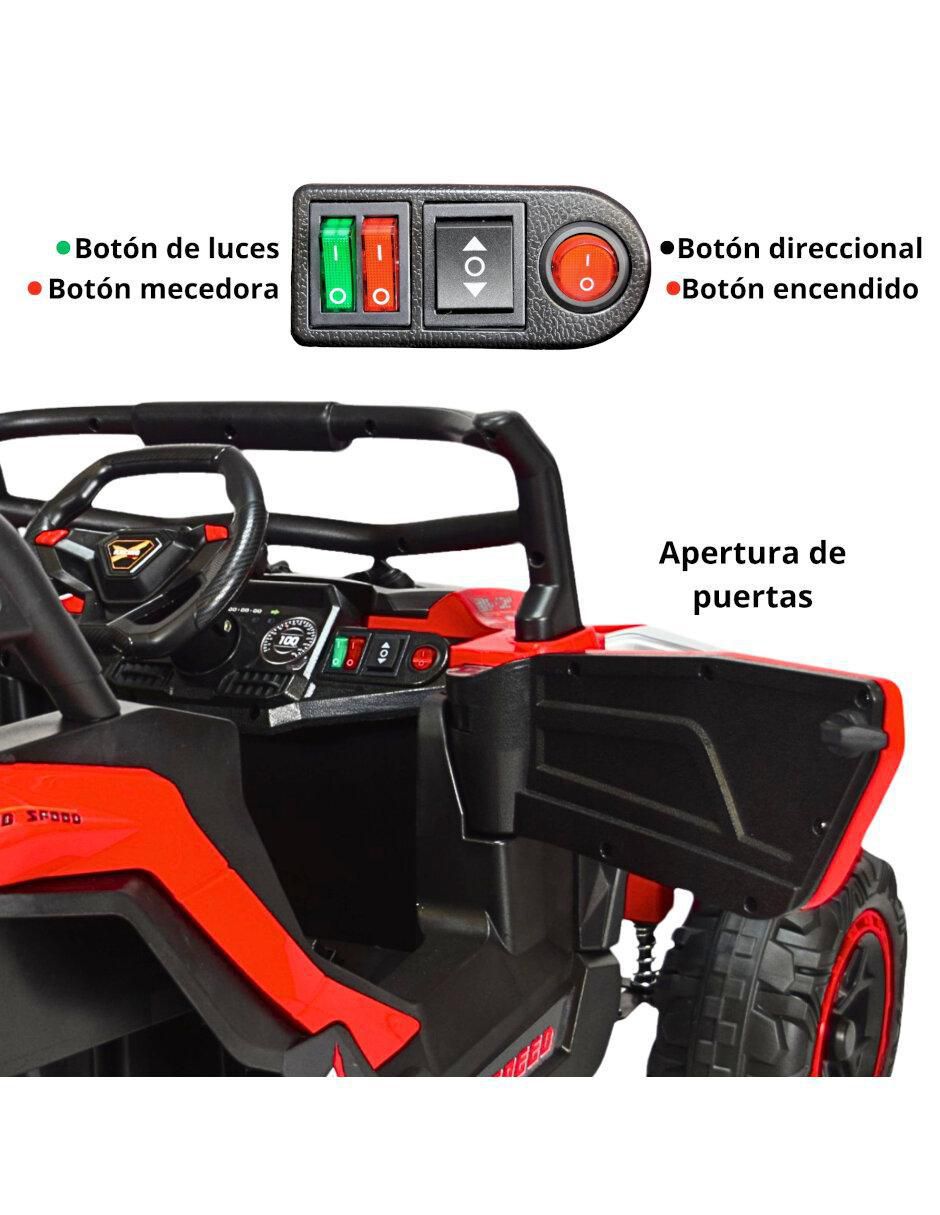 Automóvil montable Racing Speed de recargable 6