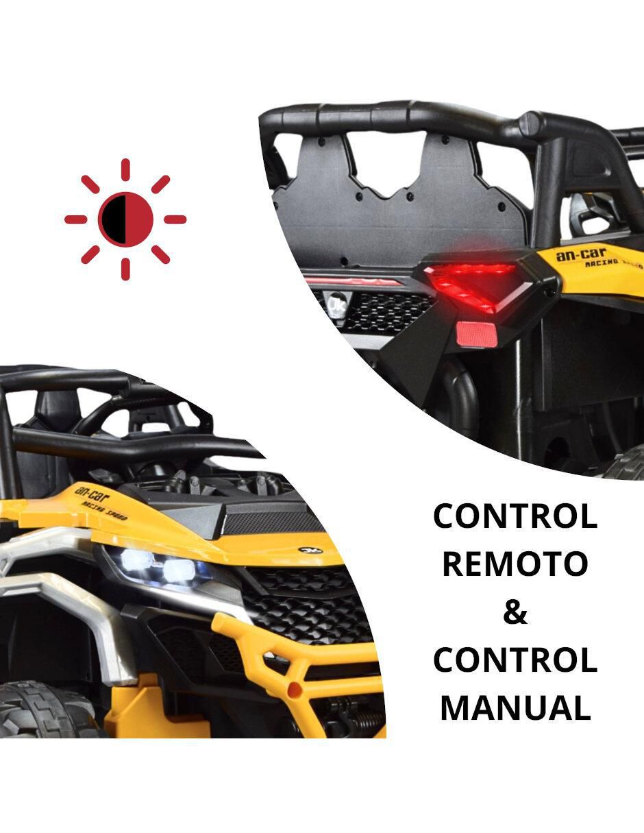Automóvil montable Joykoo Racing Speed de recargable