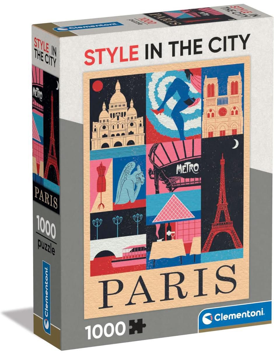 Rompecabezas Paris Style In The City 1000 piezas Rompecabezas Paris Style In The City 1000 piezas