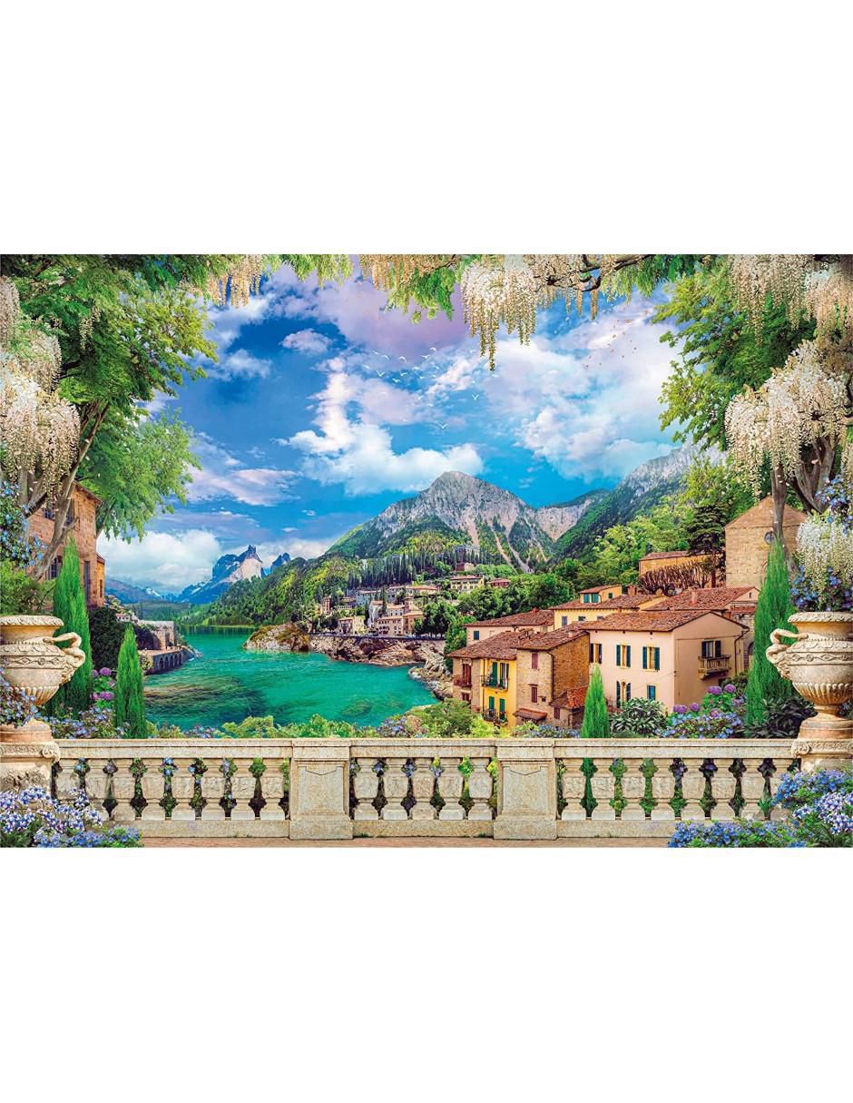 Rompecabezas paisaje Terraza en el Lago 3000 piezas 2
