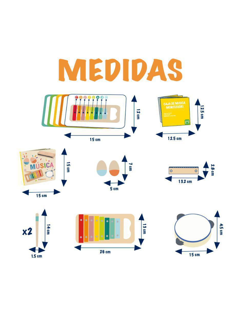 Kit Musical Montessori EB001 8