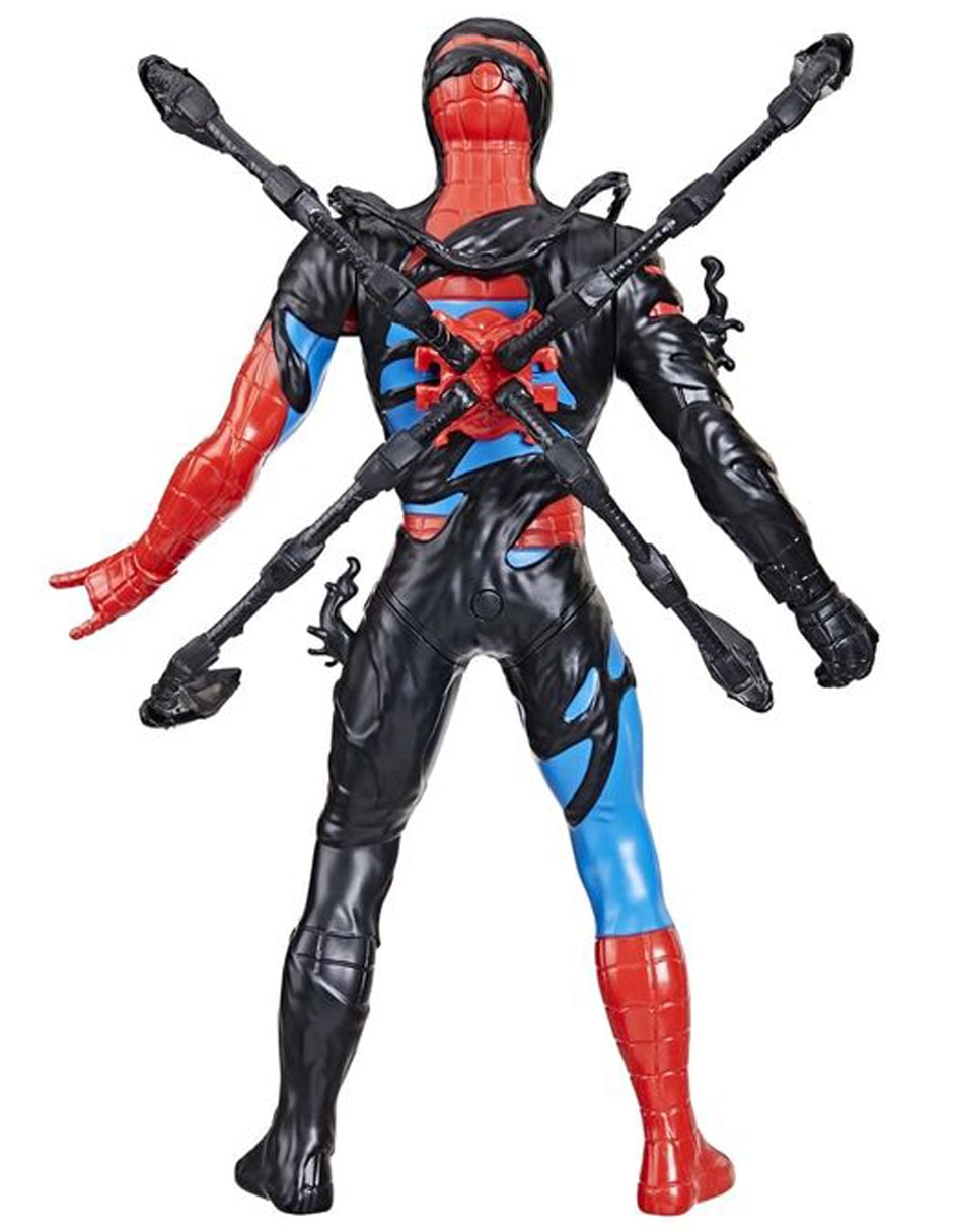 Spider Hombre AraÃ±a Negro Juguete Figura De Acción Articulada
