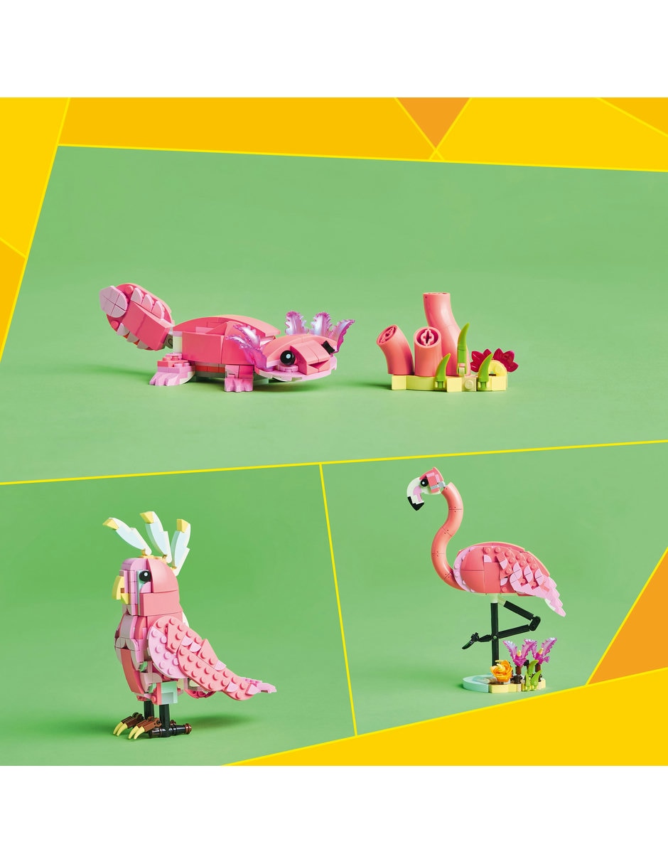 Fauna Salvaje: Flamingo Rosa 31170 Creator 4