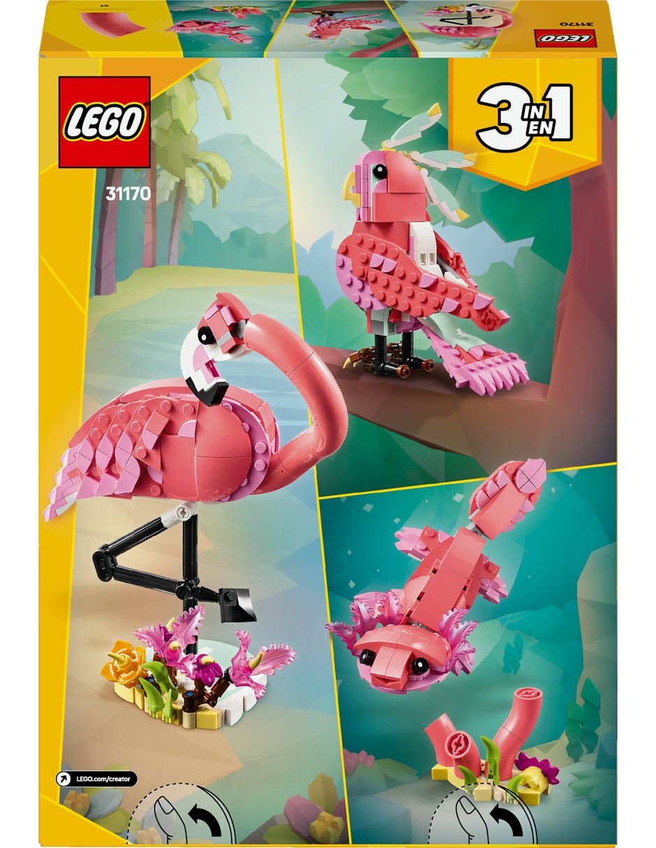Fauna Salvaje: Flamingo Rosa 31170 Creator 5