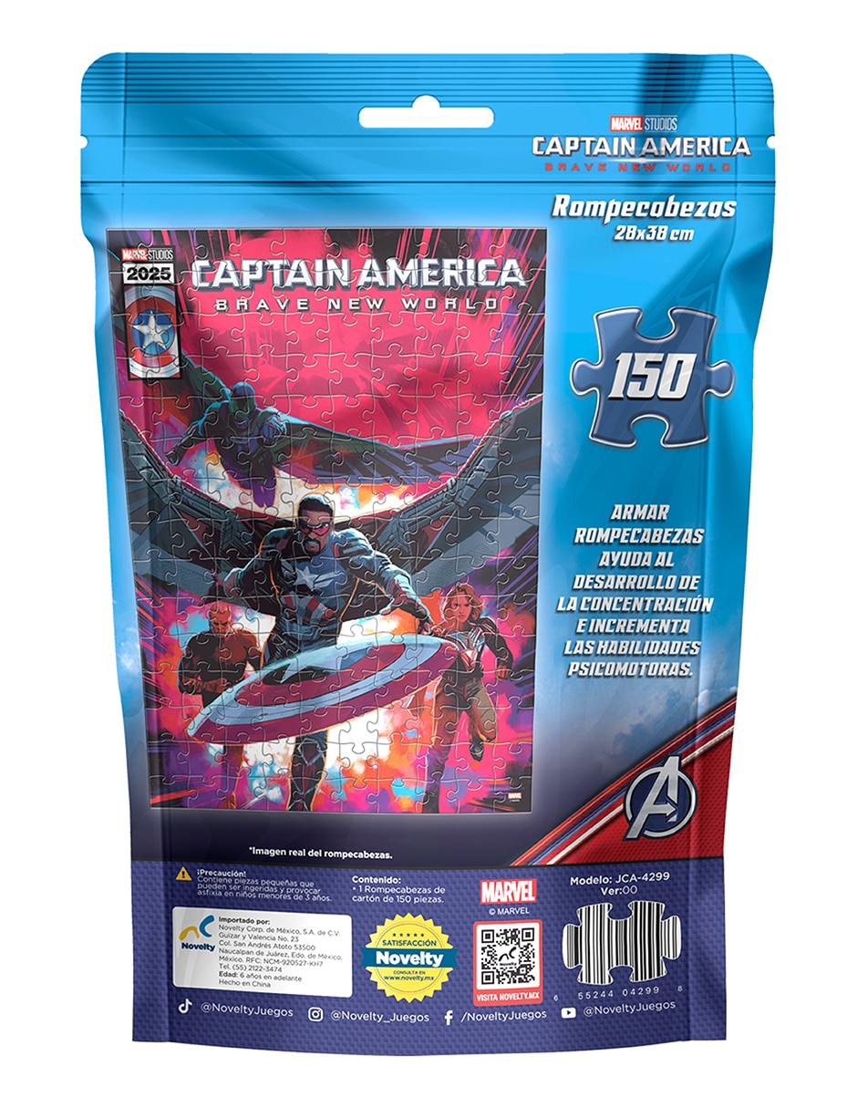 Rompecabezas superhéroes Brave New World 150 piezas 3