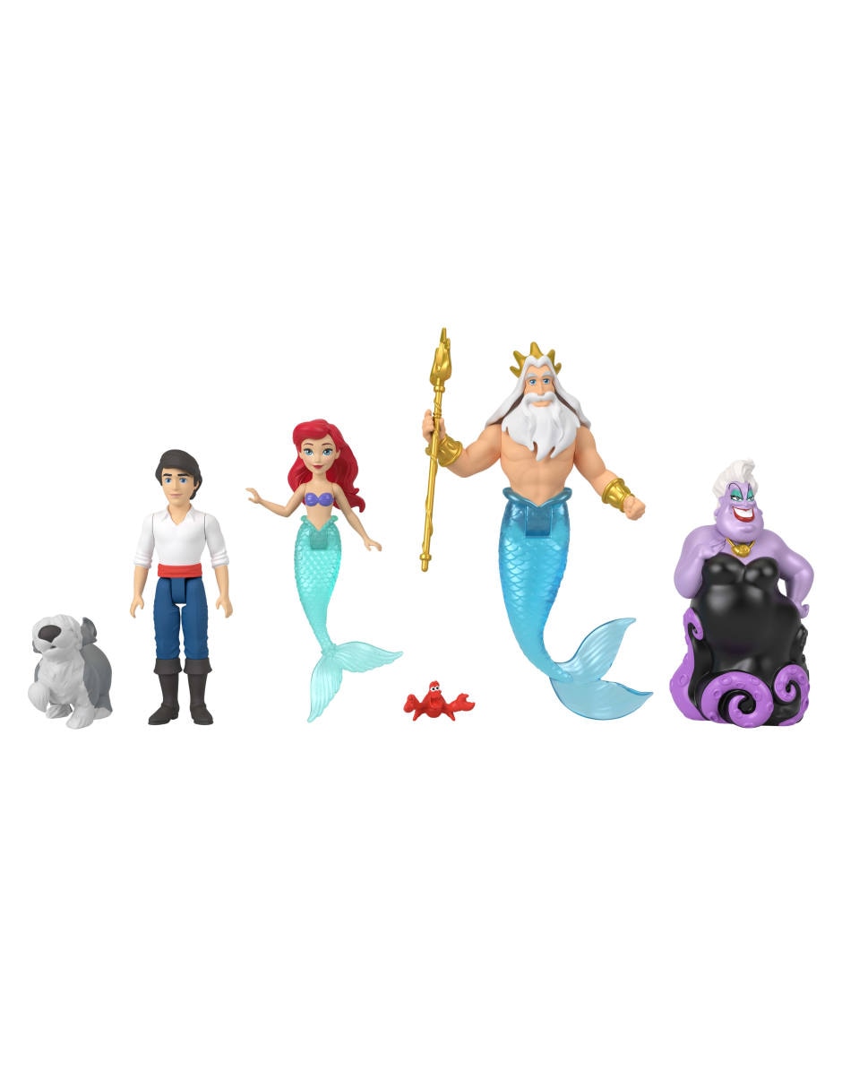 Set muñecas Disney Princesas La Sirenita