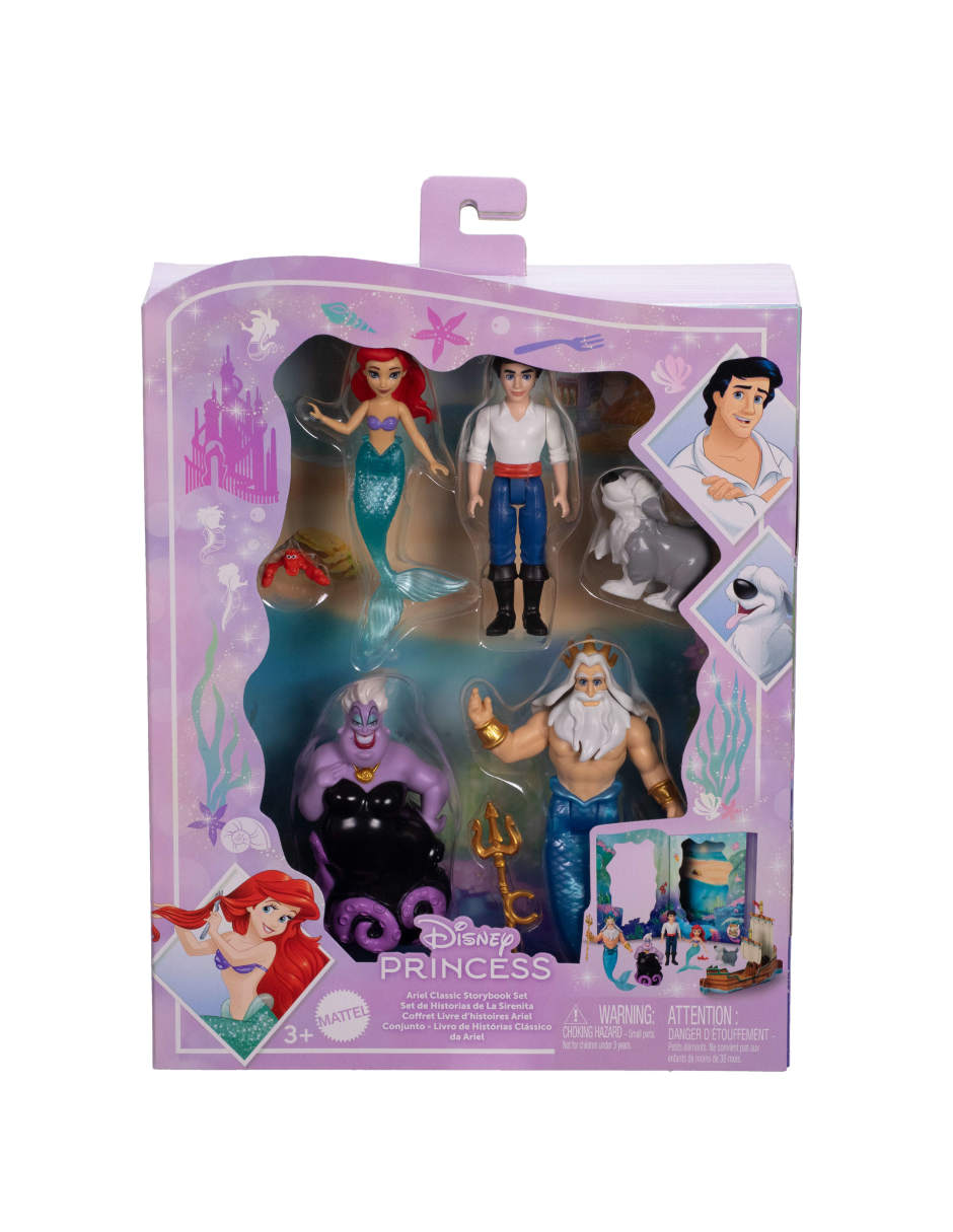 Set muñecas Disney Princesas La Sirenita 5