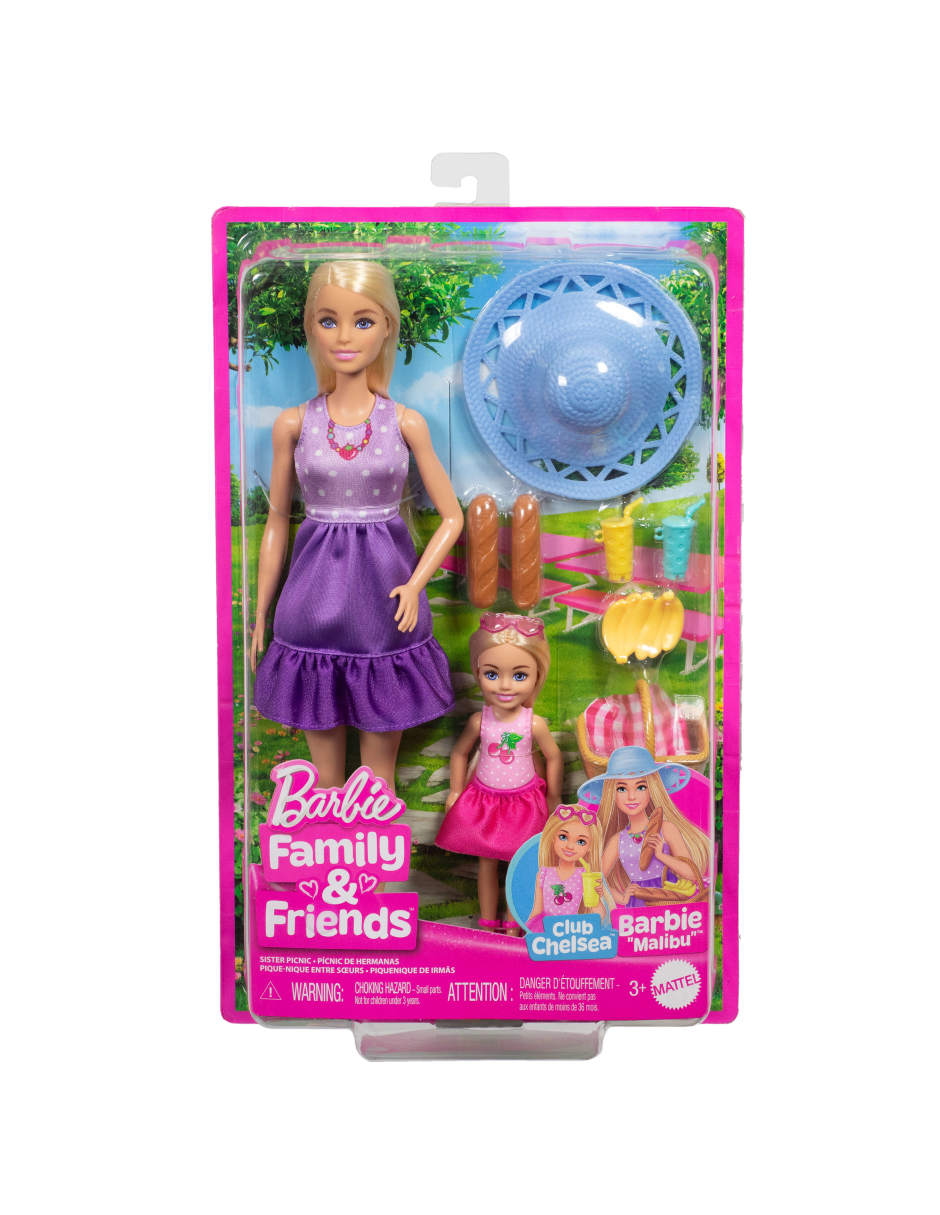 Set muñecas Barbie Family and Friends 6