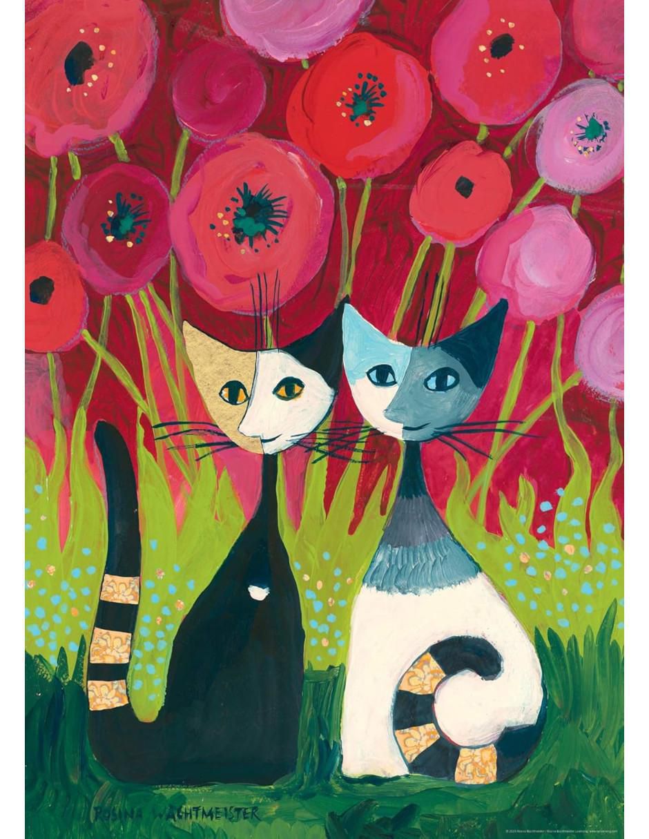Rompecabezas artistas modernos Rosina Wachtmeister: Dosel de amapolas 1000 piezas 2