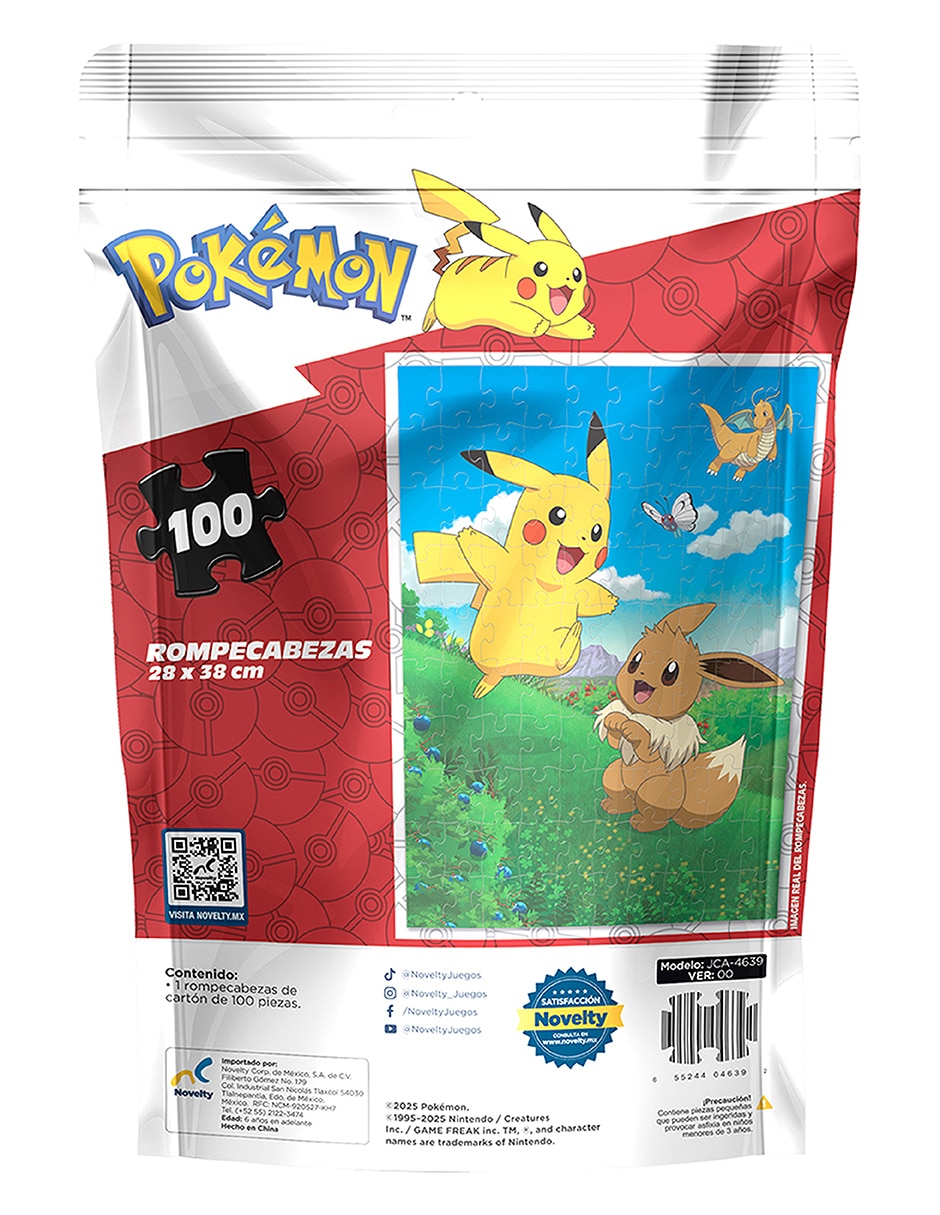 Rompecabezas Pokémon 100 piezas 4