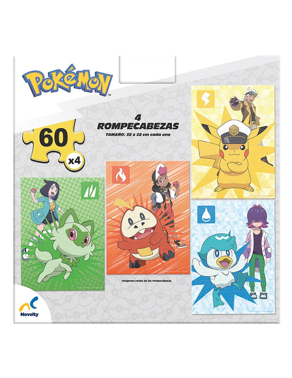 Rompecabezas Pokémon 4 en 1 240 piezas 4