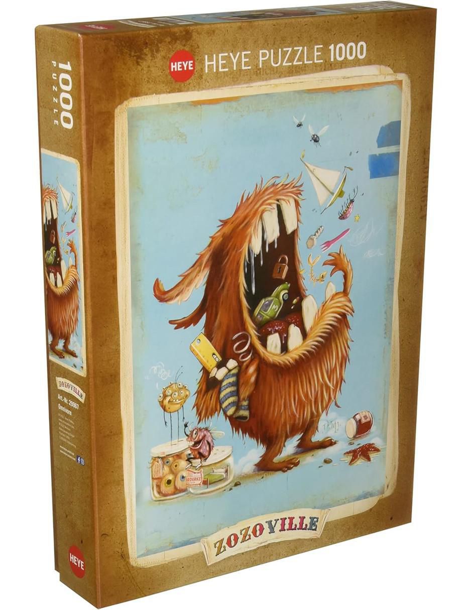 Rompecabezas Zozoville: Omnívoro 1000 piezas Rompecabezas Zozoville: Omnívoro 1000 piezas