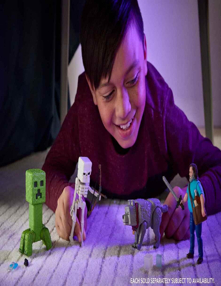 Figura de acción articulada Minecraft Creeper collectors 4