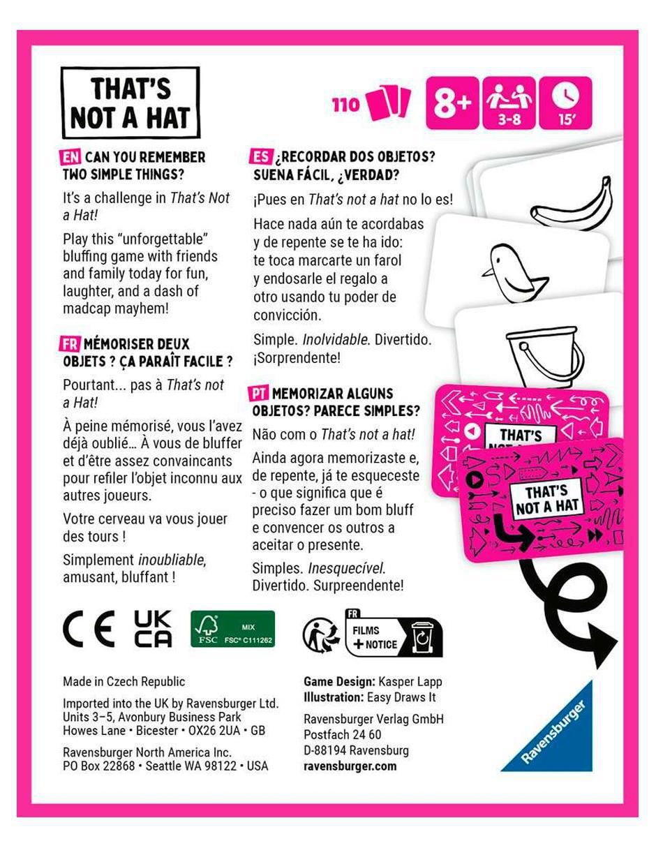 That´s Not A Hat entretenimiento 2