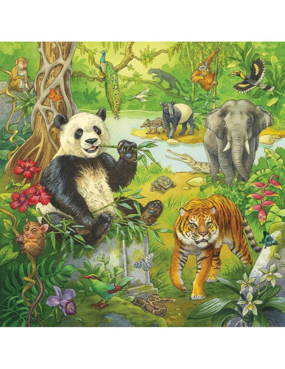 Rompecabezas Jungla Divertida 147 piezas 3