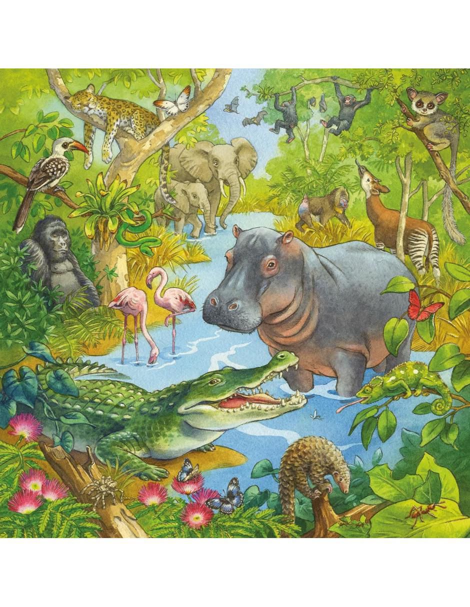 Rompecabezas Jungla Divertida 147 piezas 4