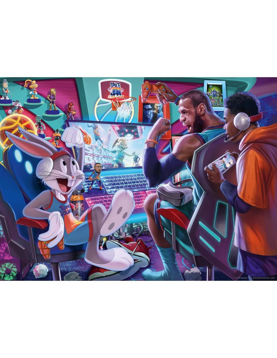 Rompecabezas película Bugs Bunny - Space Jam Gamestation 300 piezas 2