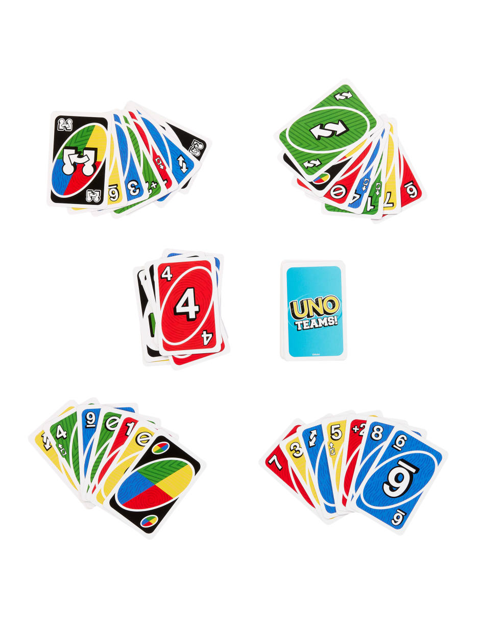 Uno teams juego de mesa 11