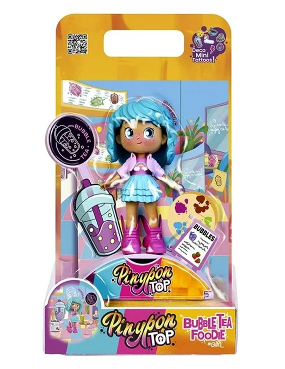 Muñeca mini Pinypon Pinypon Bubble Tea Girl Toys 