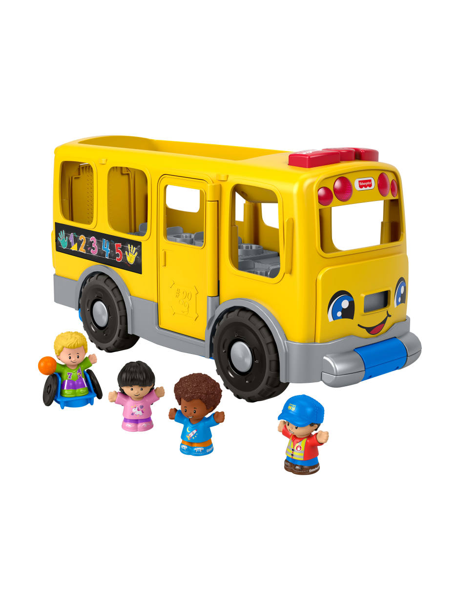 Camión Escolar Little People juego armable infantil unisex 3