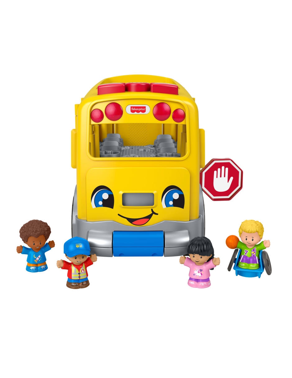 Camión Escolar Little People juego armable infantil unisex 6