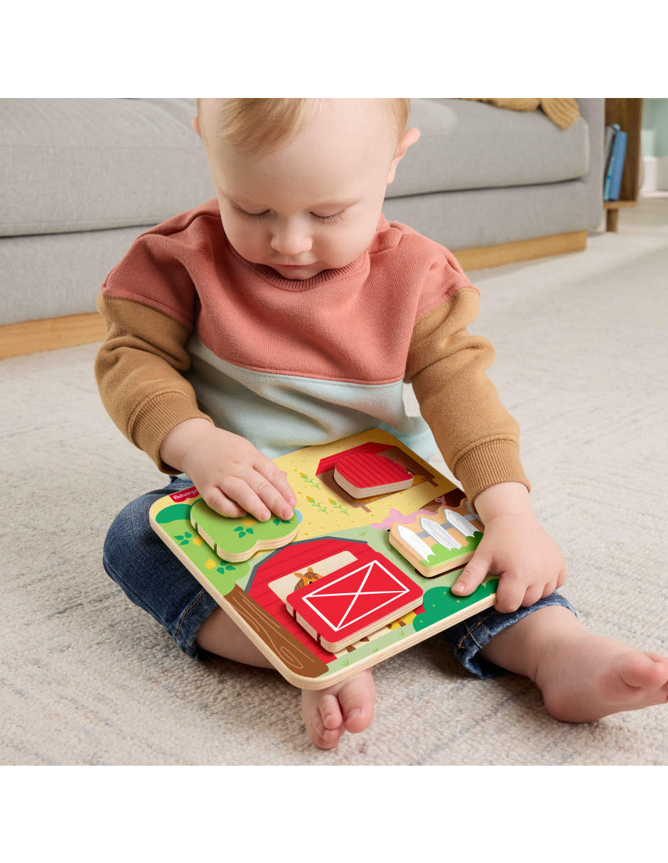 Wooden Farm Animals Board juego arte y manualidades infantil unisex 2