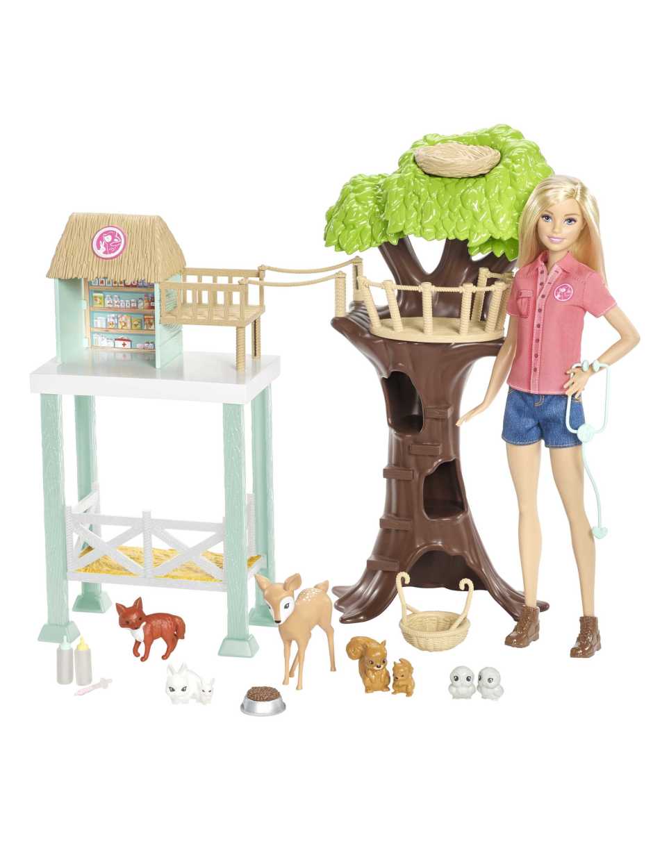 Casa para muñeca Barbie Set Rescate de Animalitos 3