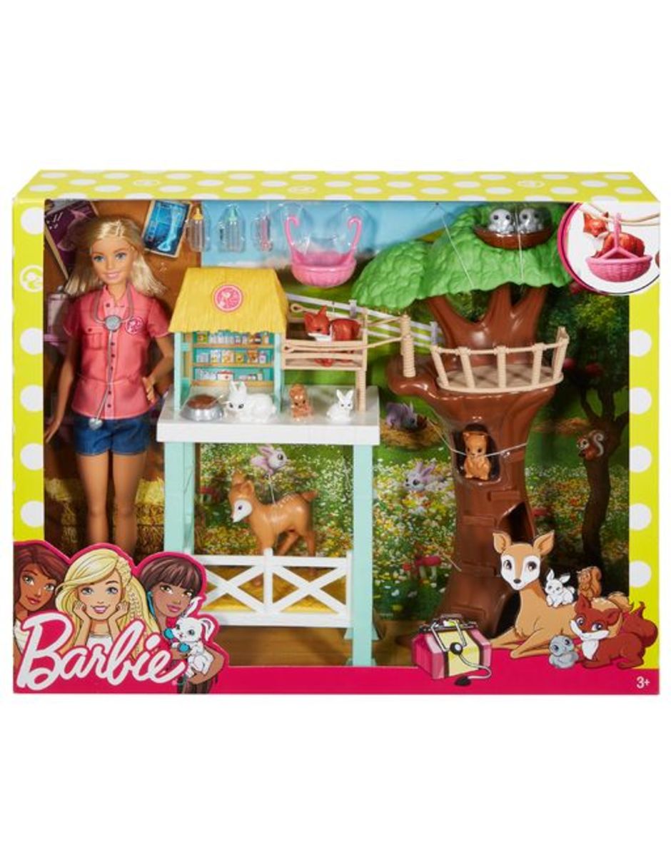 Casa para muñeca Barbie Set Rescate de Animalitos 7