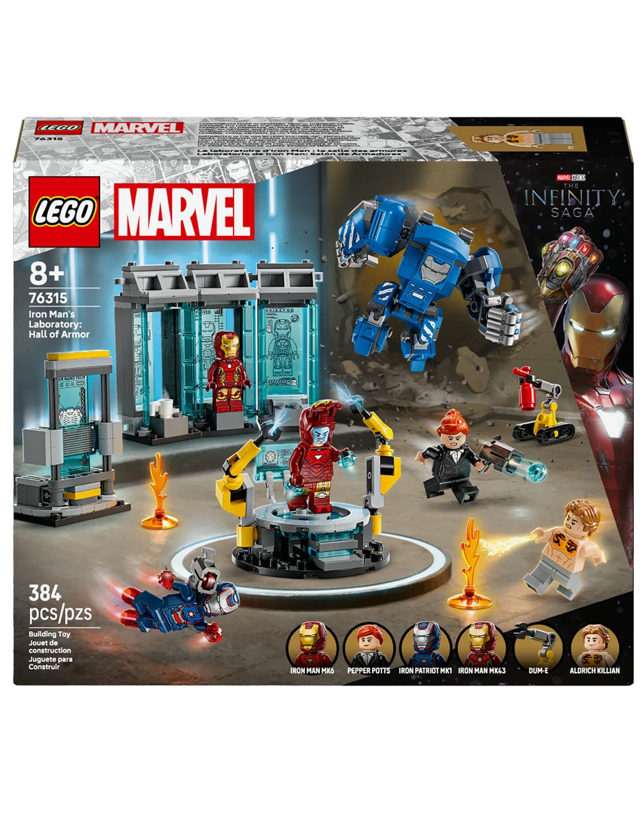 Infinity Saga Laboratorio de Iron Man: Sala de Armaduras 76315 2