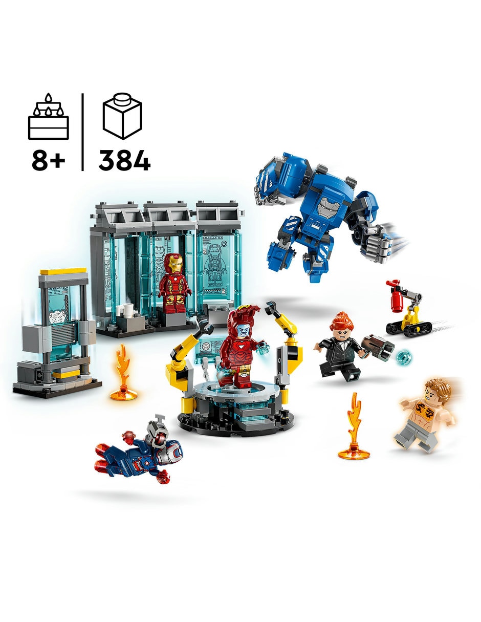 Infinity Saga Laboratorio de Iron Man: Sala de Armaduras 76315 4