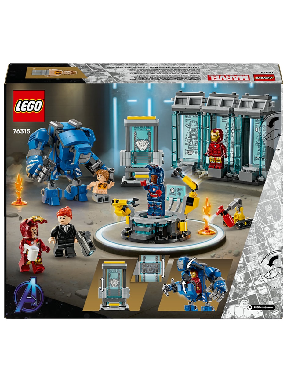 Infinity Saga Laboratorio de Iron Man: Sala de Armaduras 76315 6