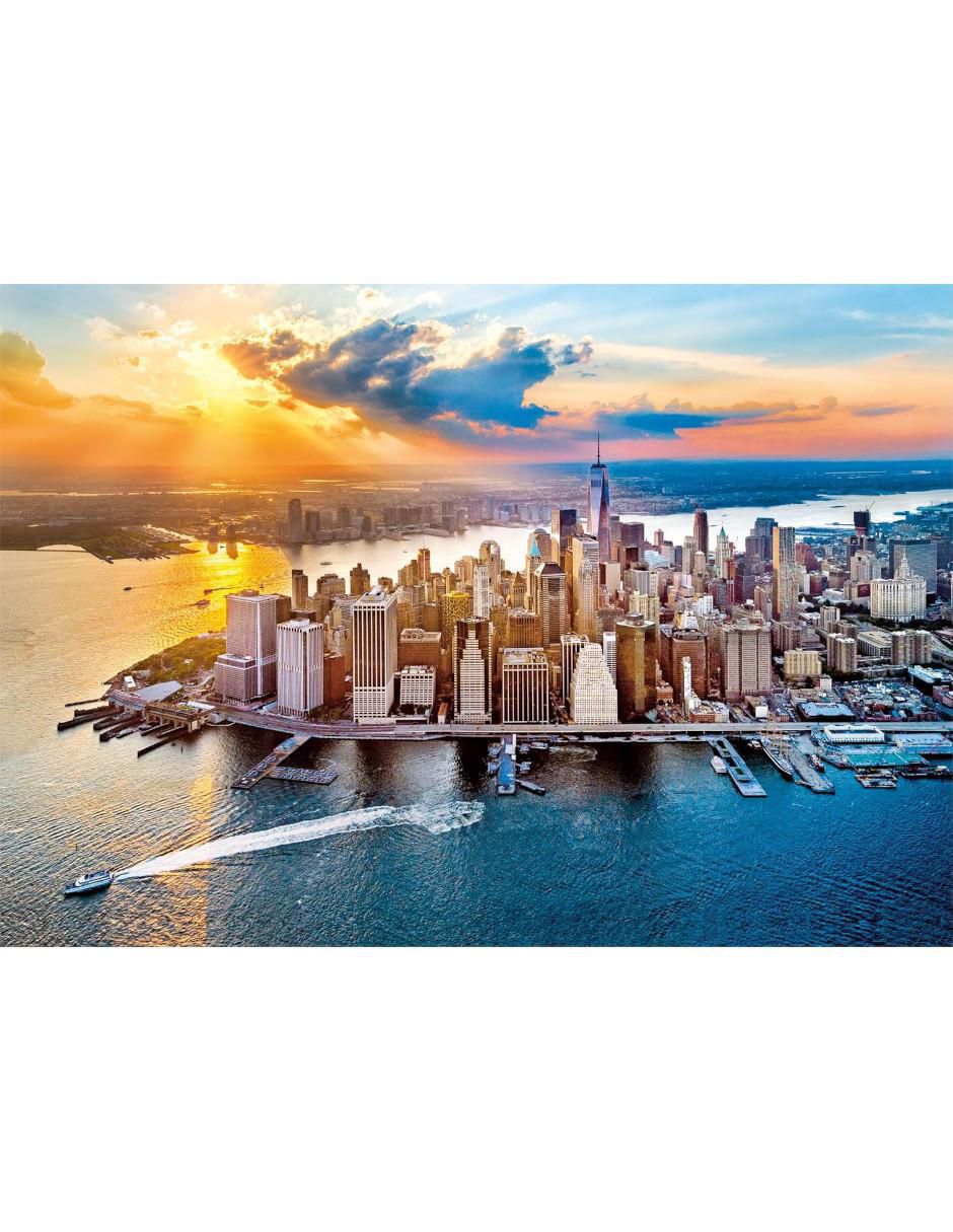 Rompecabezas Lugares famosos del mundo Nueva York al atardecer 500 piezas 2