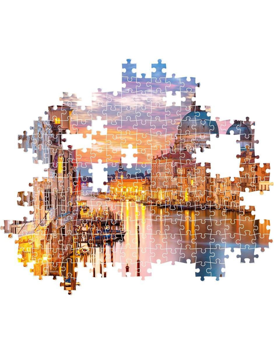 Rompecabezas Lugares famosos del mundo Venecia Iluminada 500 piezas 3
