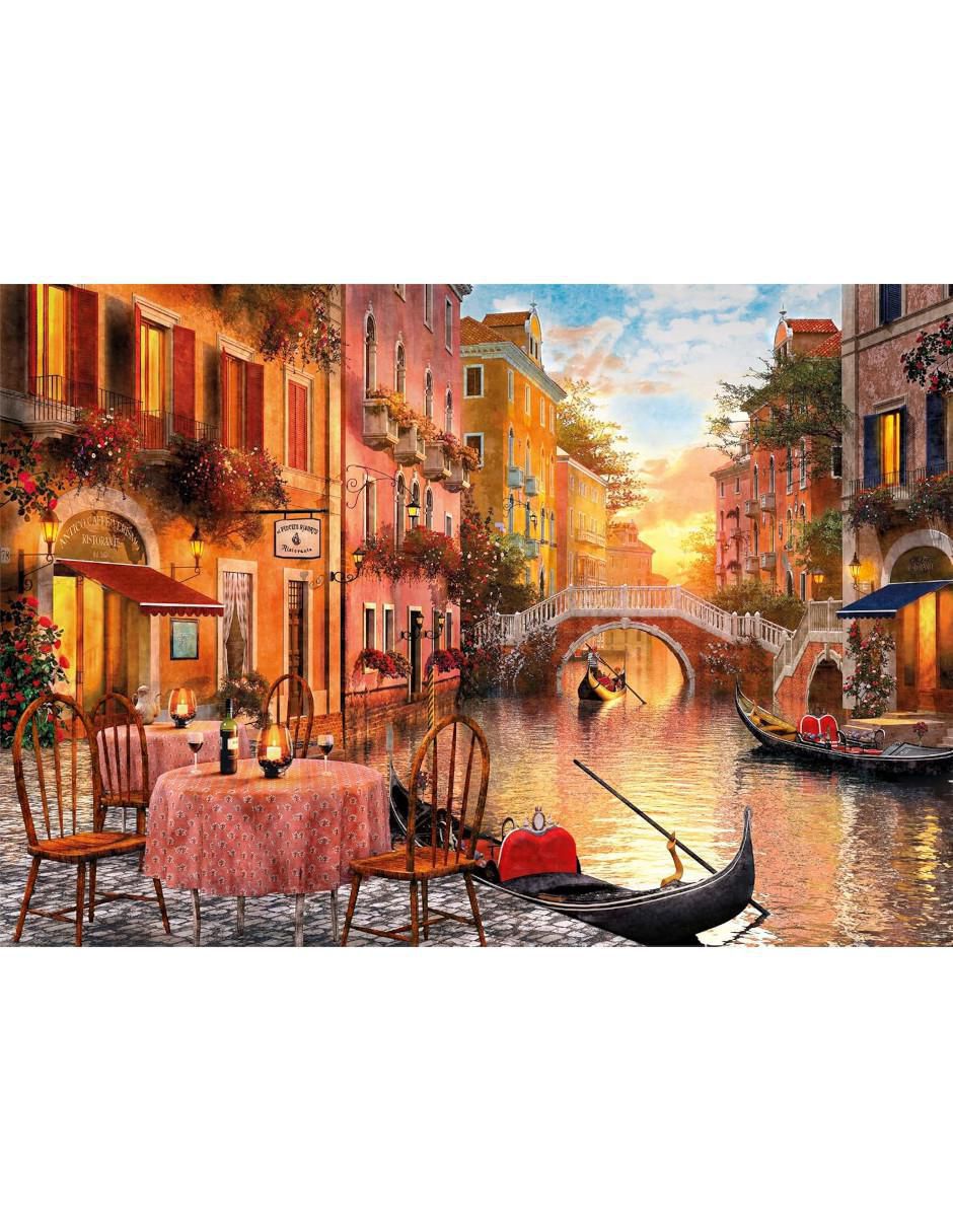 Rompecabezas Lugares famosos del mundo Venecia 1000 piezas 2