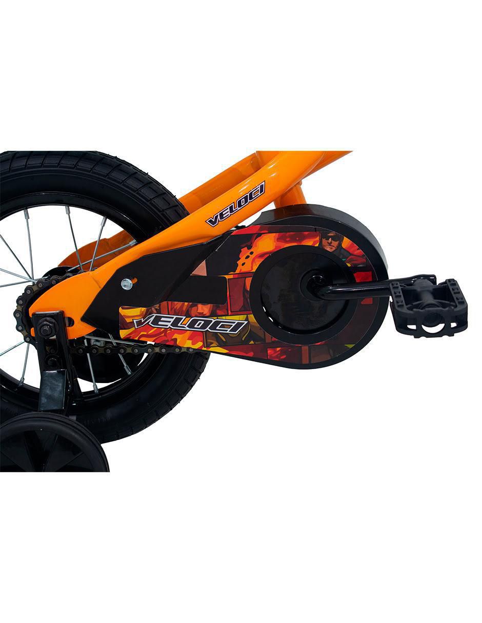 Bicicleta infantil rodada 12 para niño 6