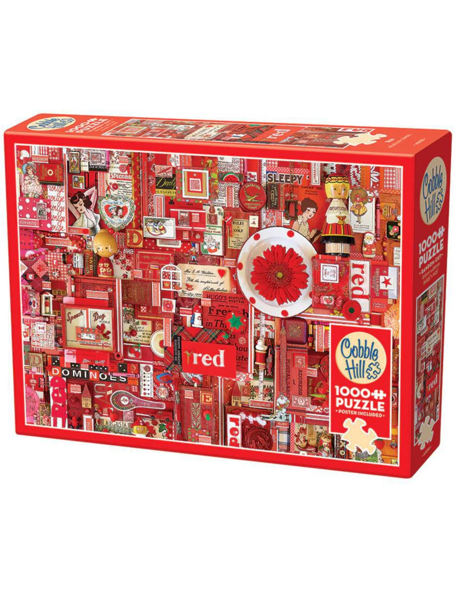 Rompecabezas Artistas Modernos Rojo Shelley Davies 1000 piezas Rompecabezas Artistas Modernos Rojo Shelley Davies 1000 piezas
