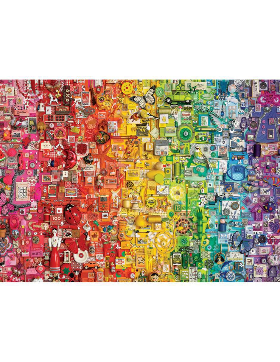 Rompecabezas Arcoíris Arcoíris Colorido Shelley Davies 1000 piezas 2