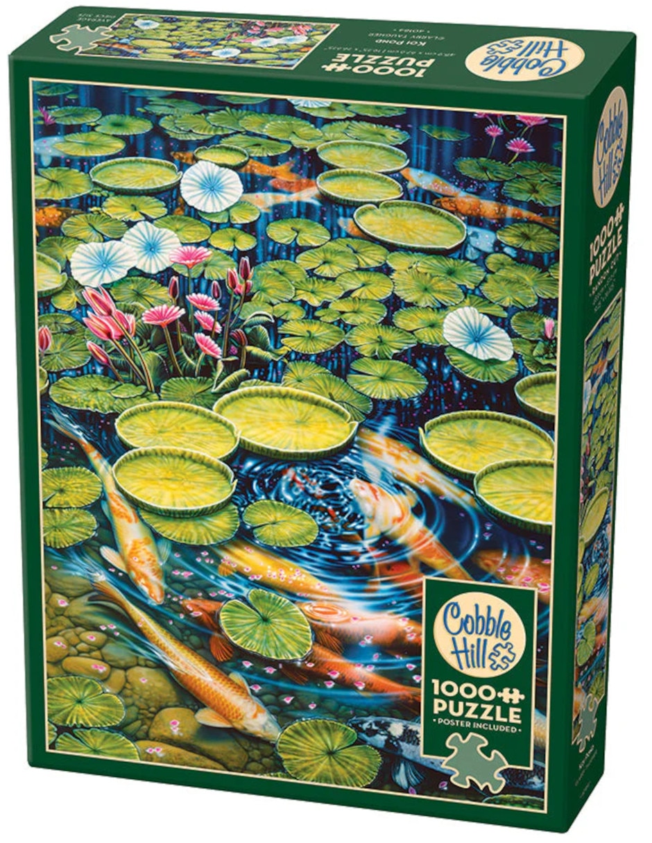 Rompecabezas Peces Estanque Koi 1000 piezas Rompecabezas Peces Estanque Koi 1000 piezas