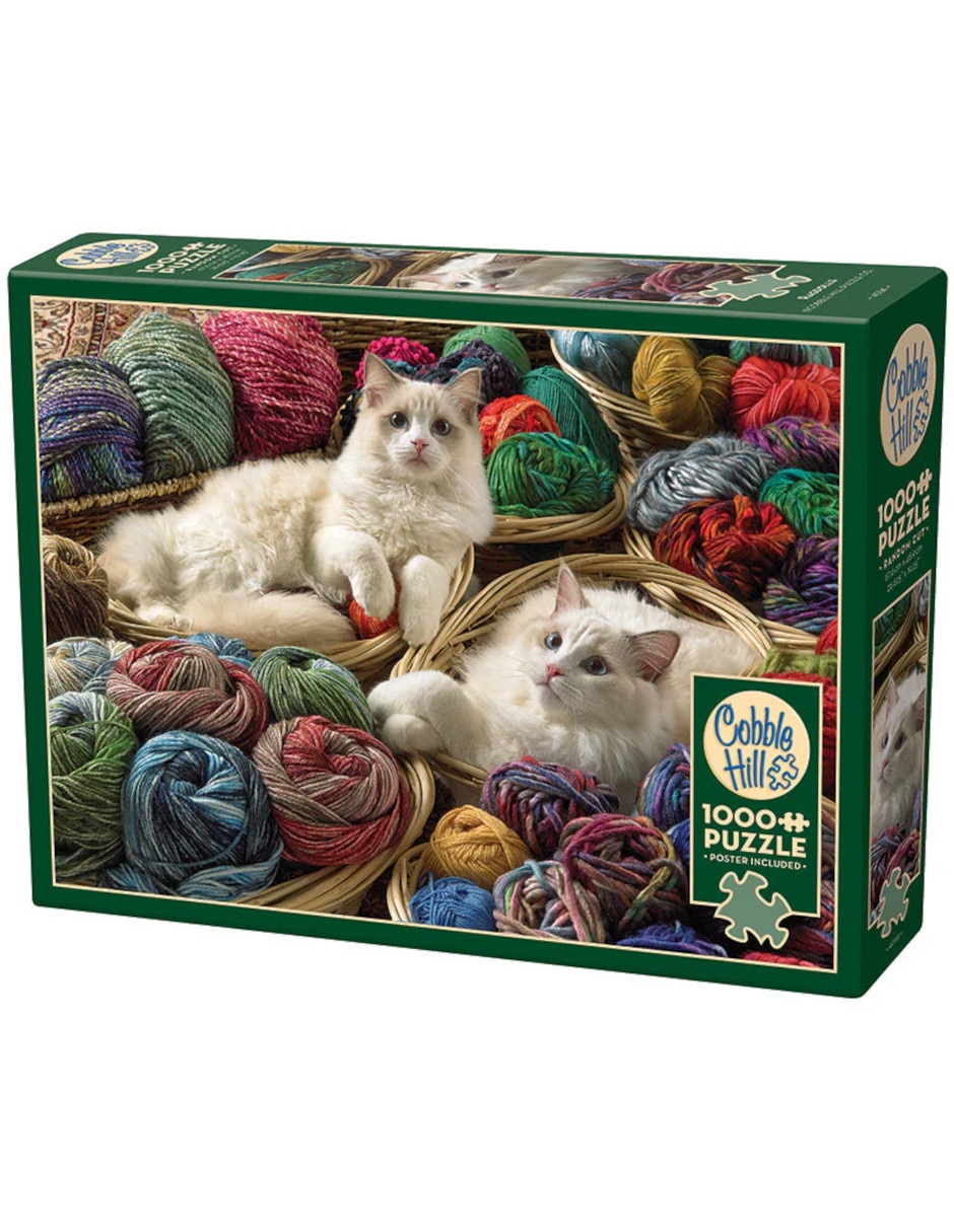 Rompecabezas Gatito Gatos Y Estambre 1000 piezas Rompecabezas Gatito Gatos Y Estambre 1000 piezas