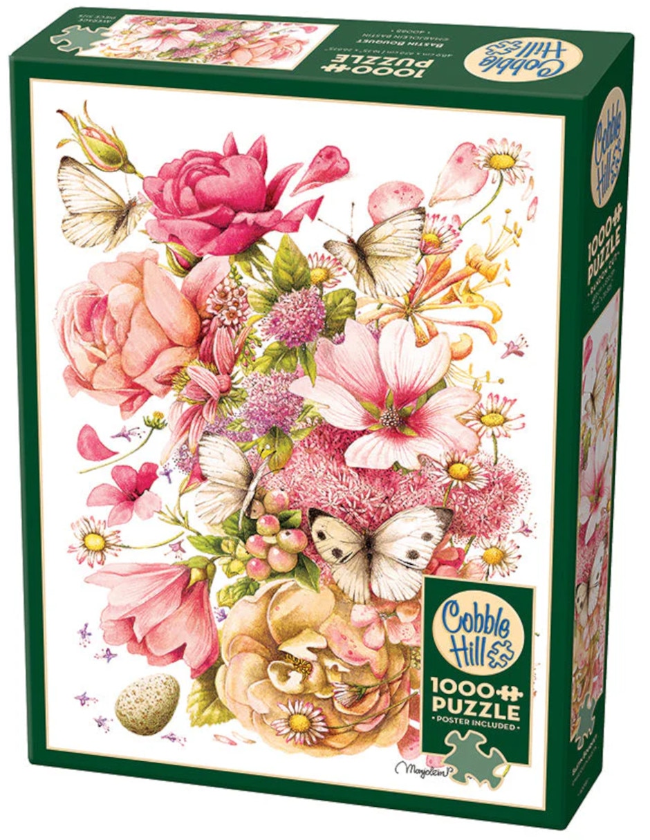 Rompecabezas Flores Ramo de Flores Y Mariposas Marjolein Bastin 1000 piezas Rompecabezas Flores Ramo de Flores Y Mariposas Marjolein Bastin 1000 piezas