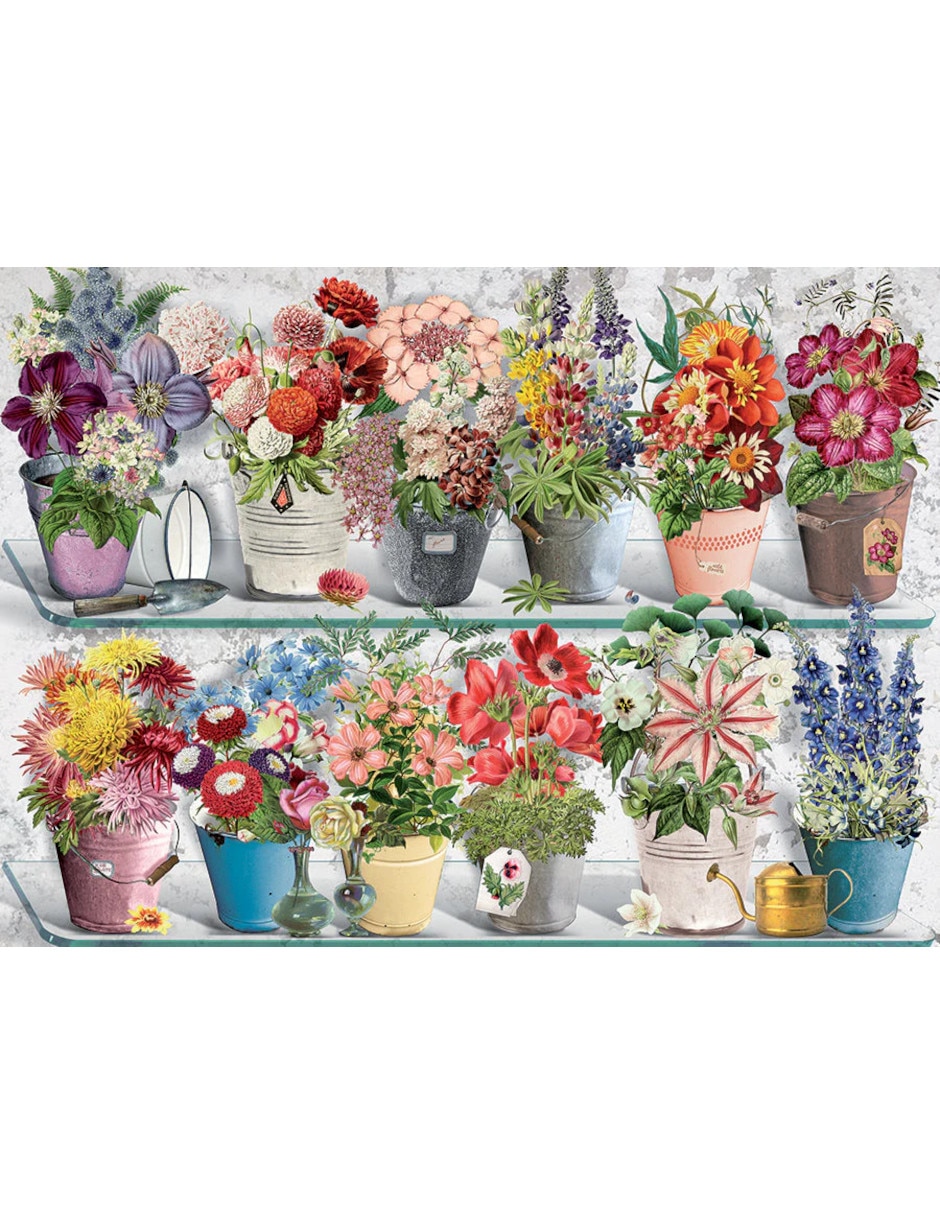 Rompecabezas Flores Varios Ramos de Flores 1000 piezas 2