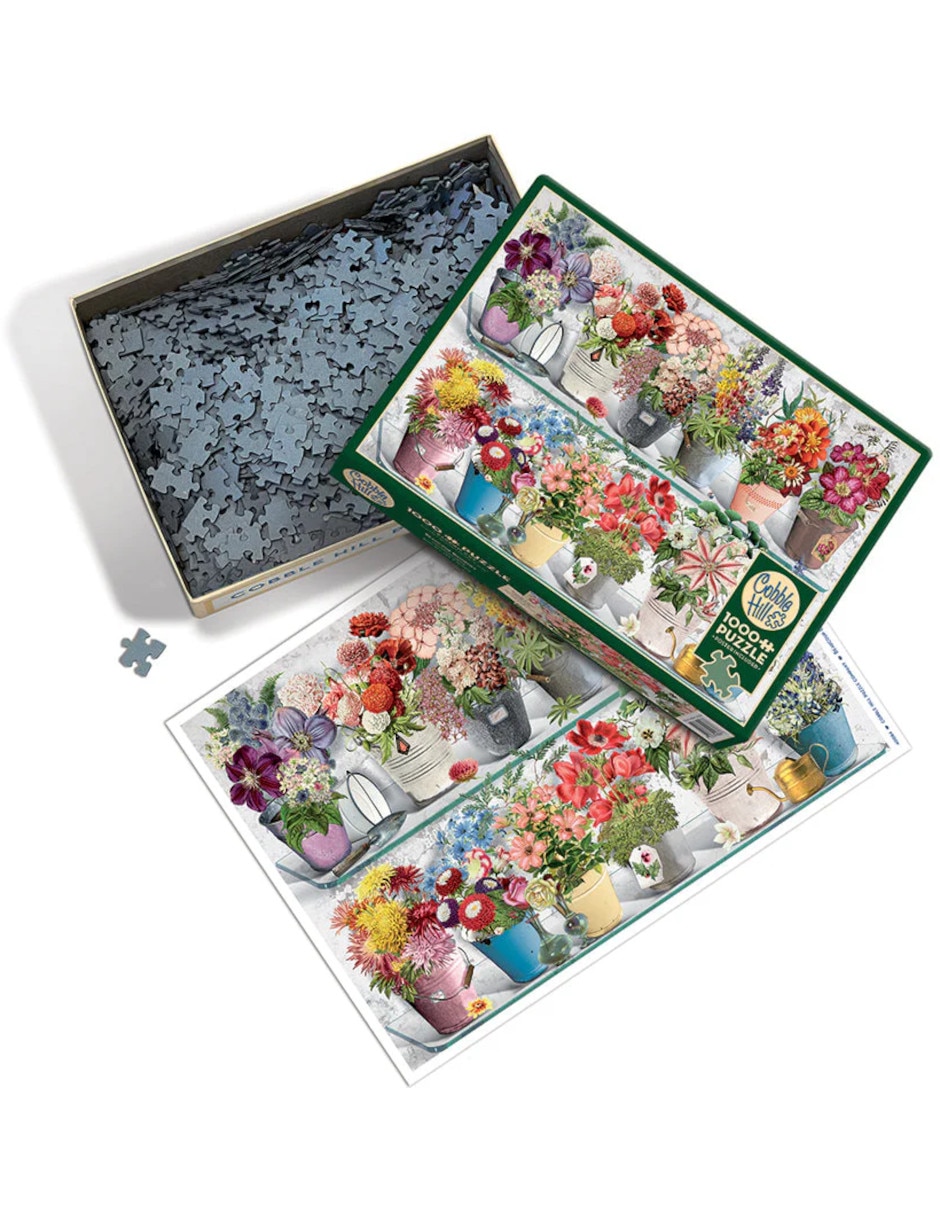 Rompecabezas Flores Varios Ramos de Flores 1000 piezas 3